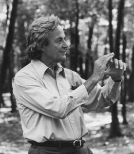 Richard Feynman. (Photo von Tamiko Thiel, CC BY-SA 3.0)